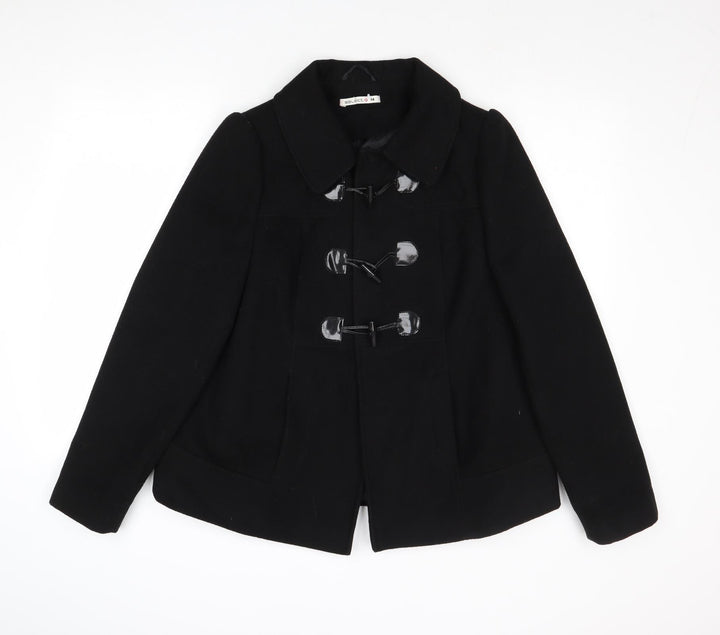 Select Womens Black Jacket Size 14 Toggle