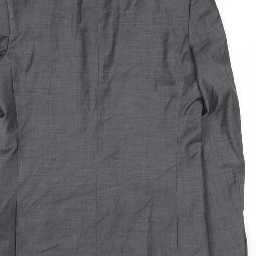 Autograph Mens Grey Wool Jacket Suit Jacket Size 40 Regular