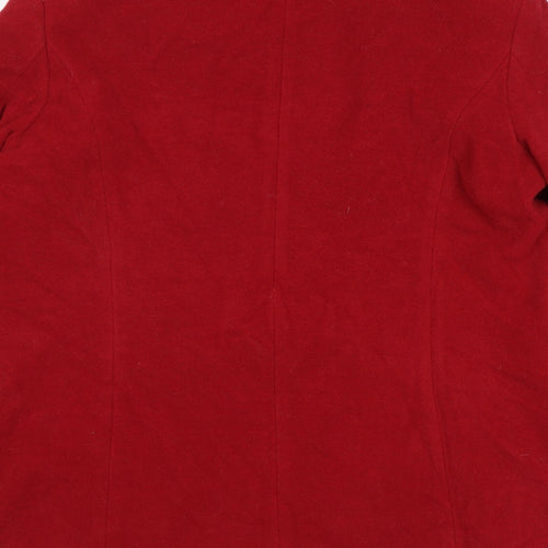 EWM Womens Red Jacket Size 14 Toggle