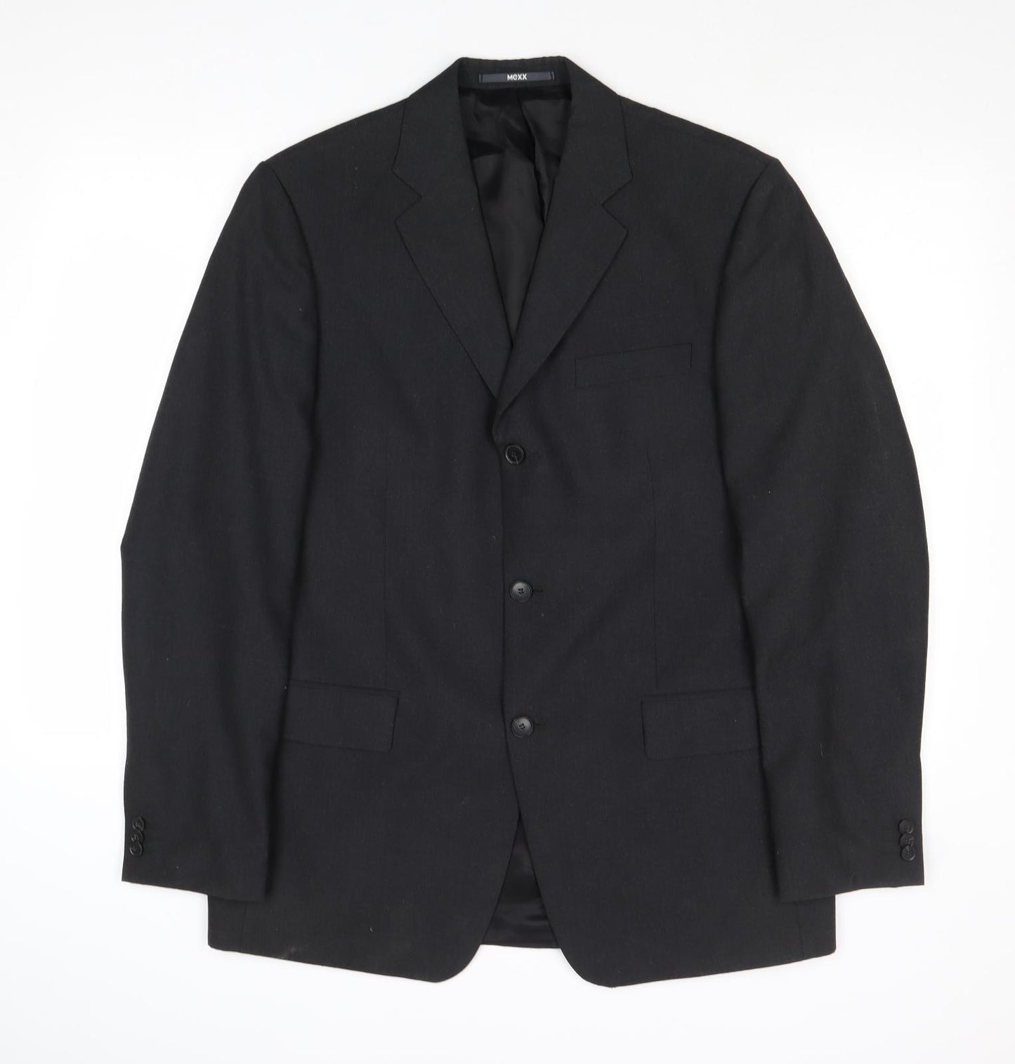 Mexx Mens Grey Polyester Jacket Suit Jacket Size 40 Regular