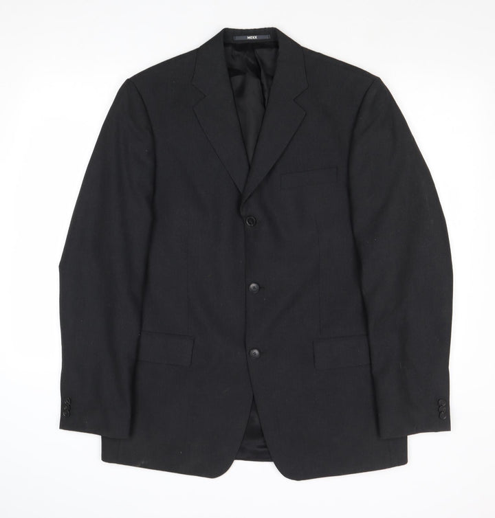 Mexx Mens Grey Polyester Jacket Suit Jacket Size 40 Regular