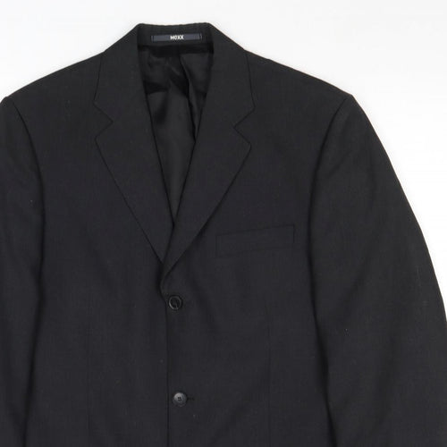 Mexx Mens Grey Polyester Jacket Suit Jacket Size 40 Regular