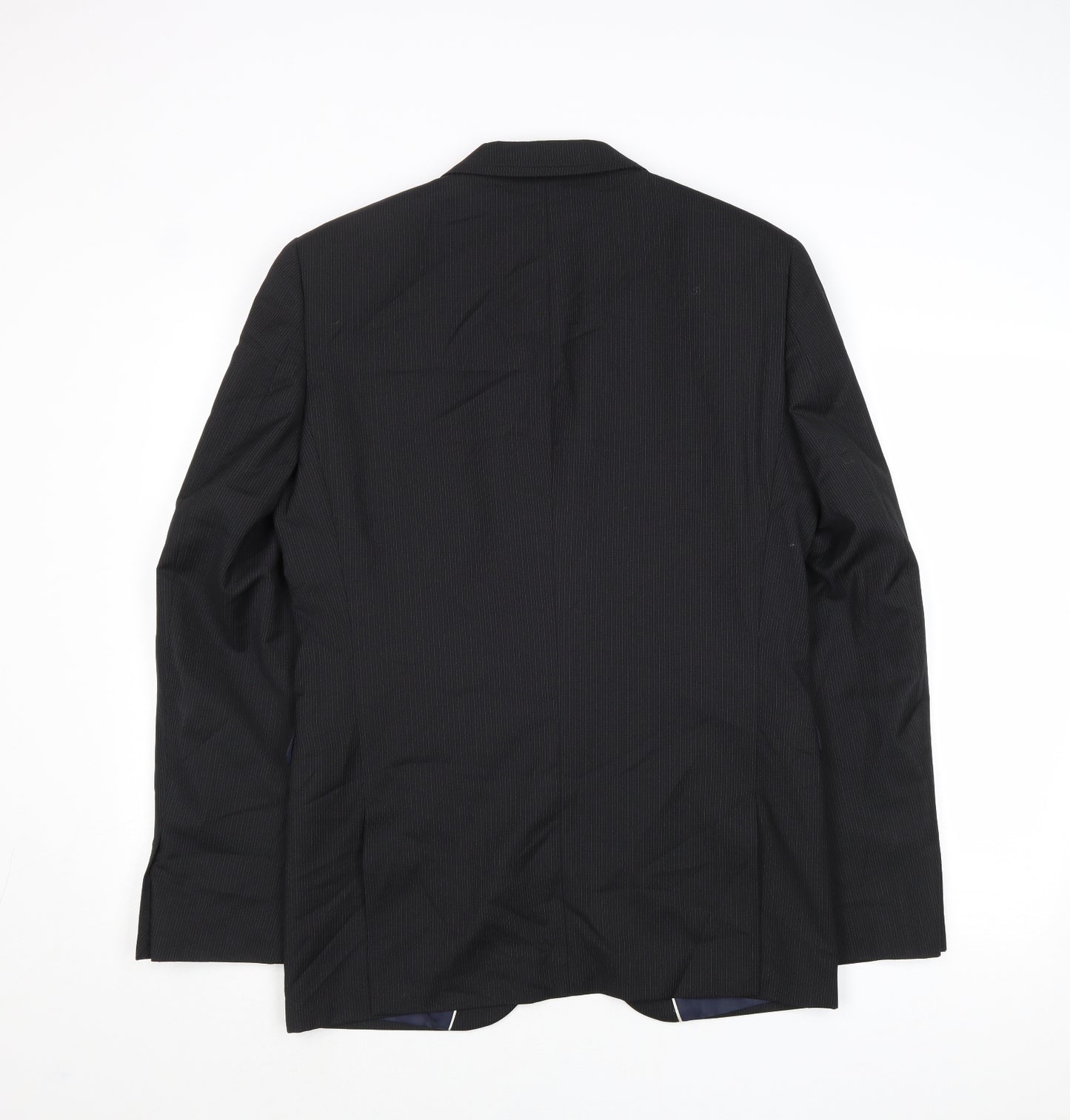 NEXT Mens Black Wool Jacket Suit Jacket Size 38 Regular