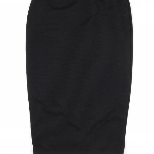 Select Womens Black Polyester Straight & Pencil Skirt Size 8