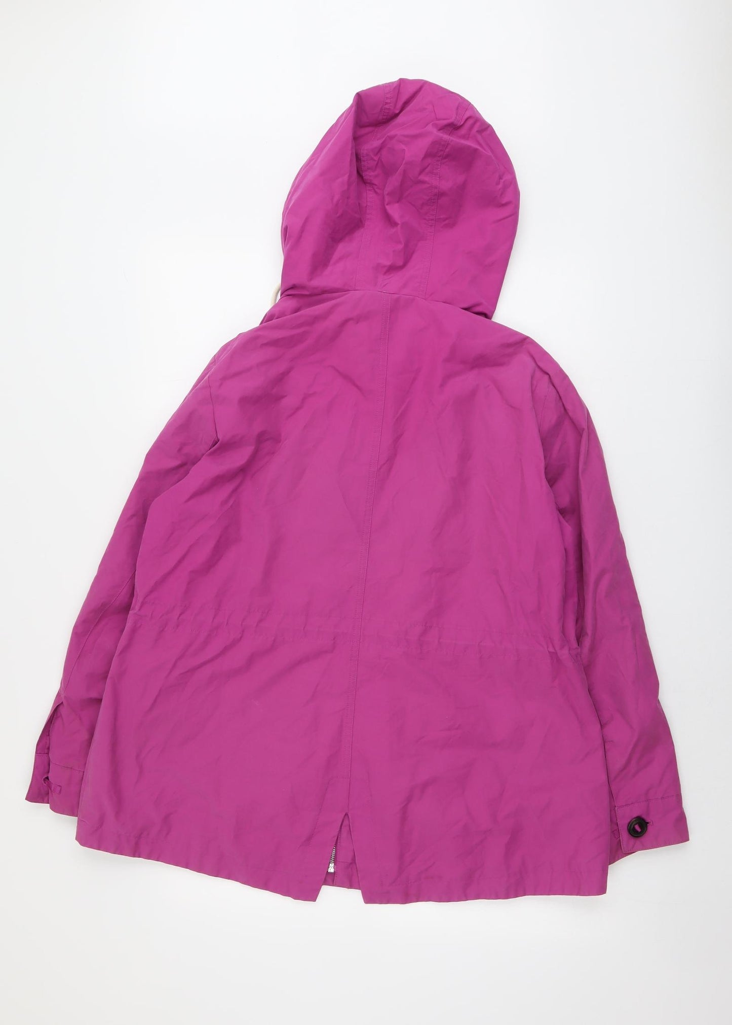 Marks and Spencer Womens Purple Jacket Size 16 Zip