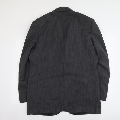 Marks and Spencer Mens Grey Polyester Jacket Suit Jacket Size L Regular
