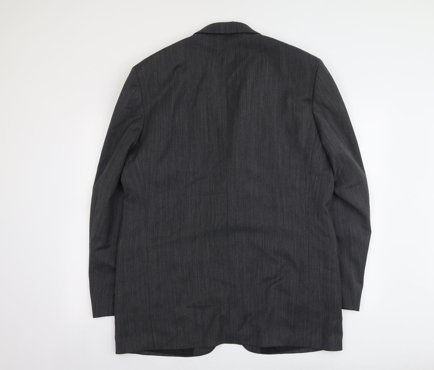 Marks and Spencer Mens Grey Polyester Jacket Suit Jacket Size L Regular