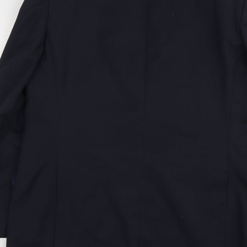 Marks and Spencer Mens Blue Wool Jacket Suit Jacket Size L Regular