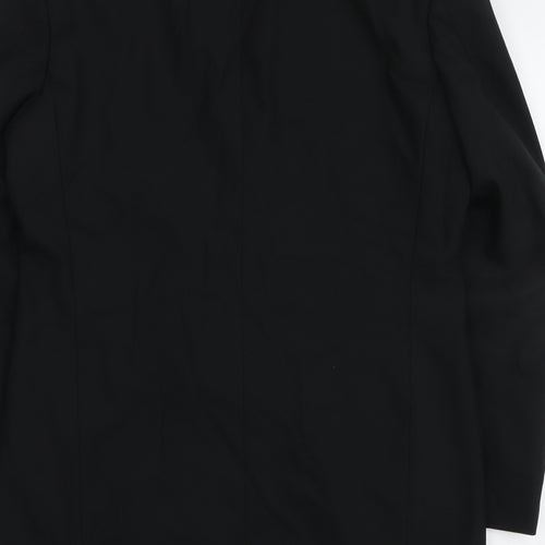 Marks and Spencer Mens Black Polyester Jacket Suit Jacket Size L Regular