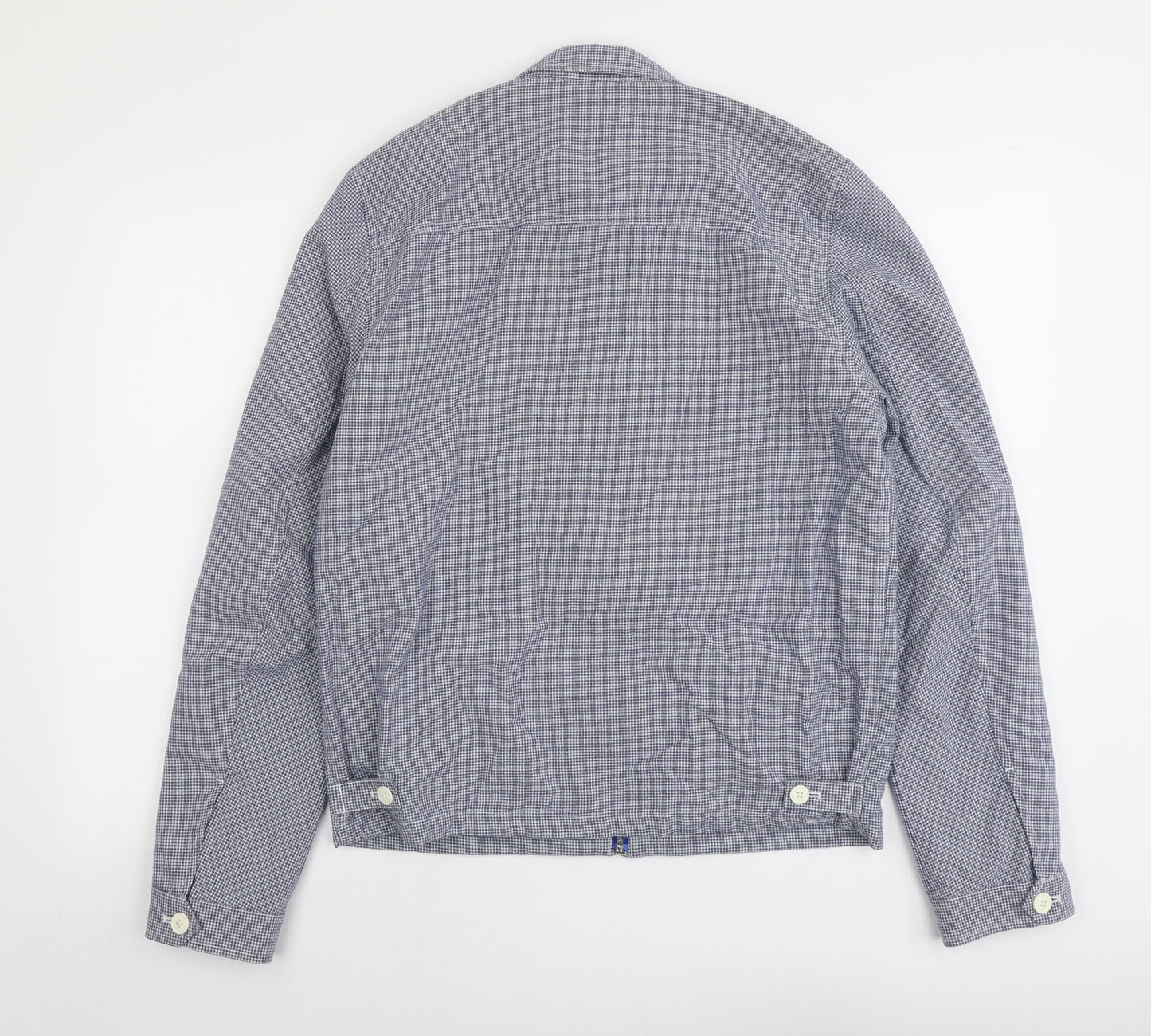 Gap Womens Blue Geometric Jacket Size M Zip