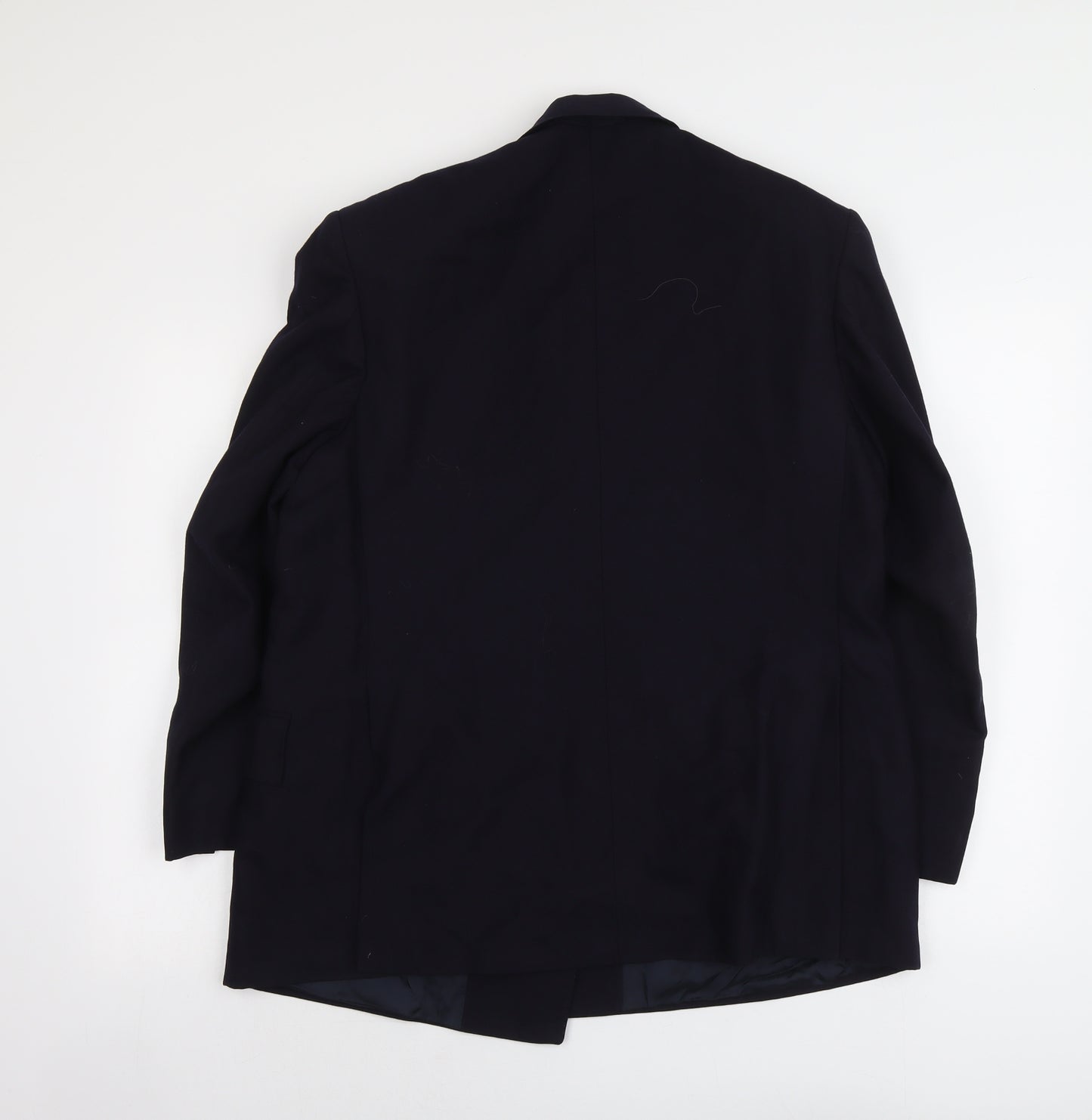Keith Wilson Mens Blue Polyester Jacket Suit Jacket Size L Regular