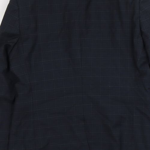 NEXT Mens Blue Polyester Jacket Suit Jacket Size L Regular
