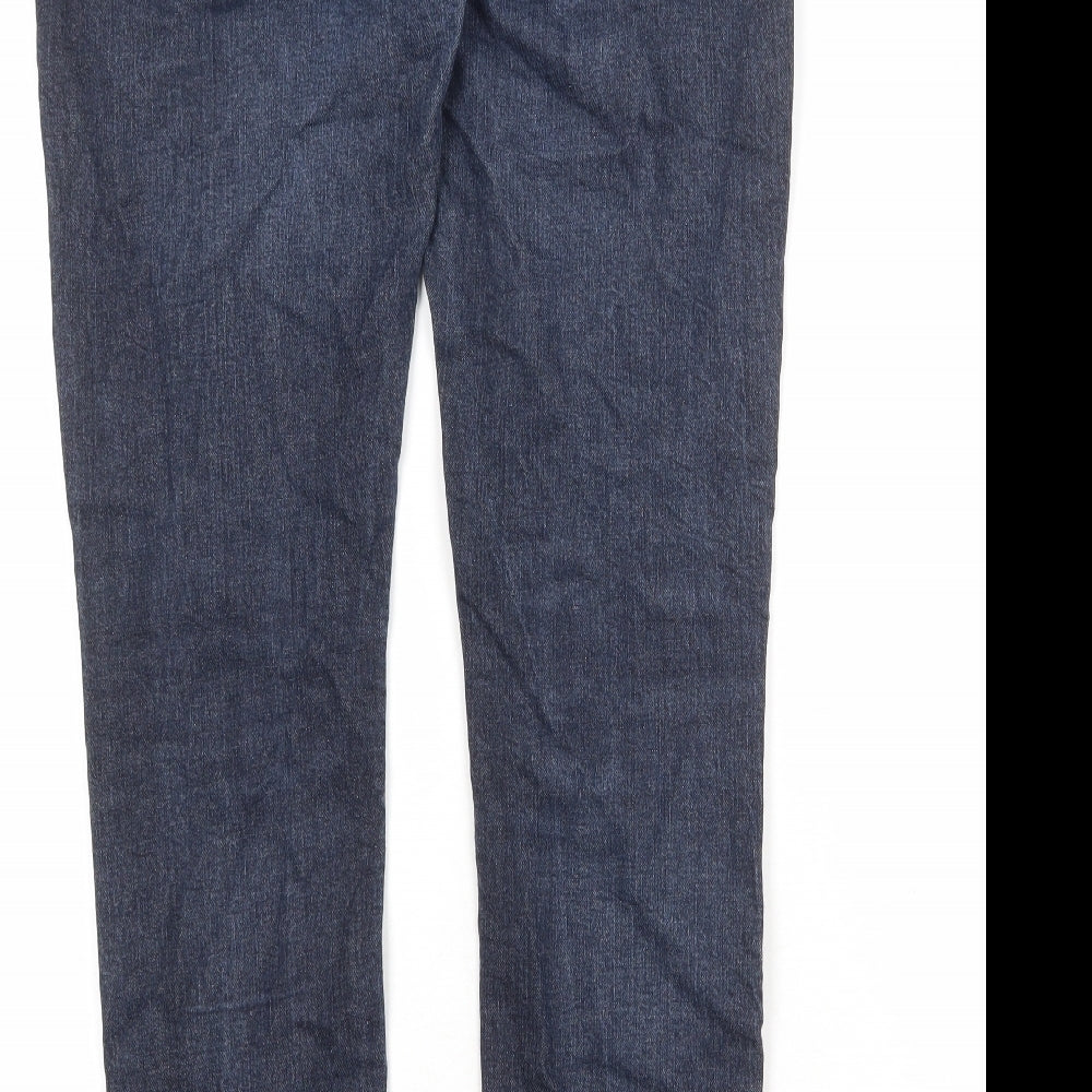 NEXT Mens Blue Cotton Skinny Jeans Size 34 in Regular Zip