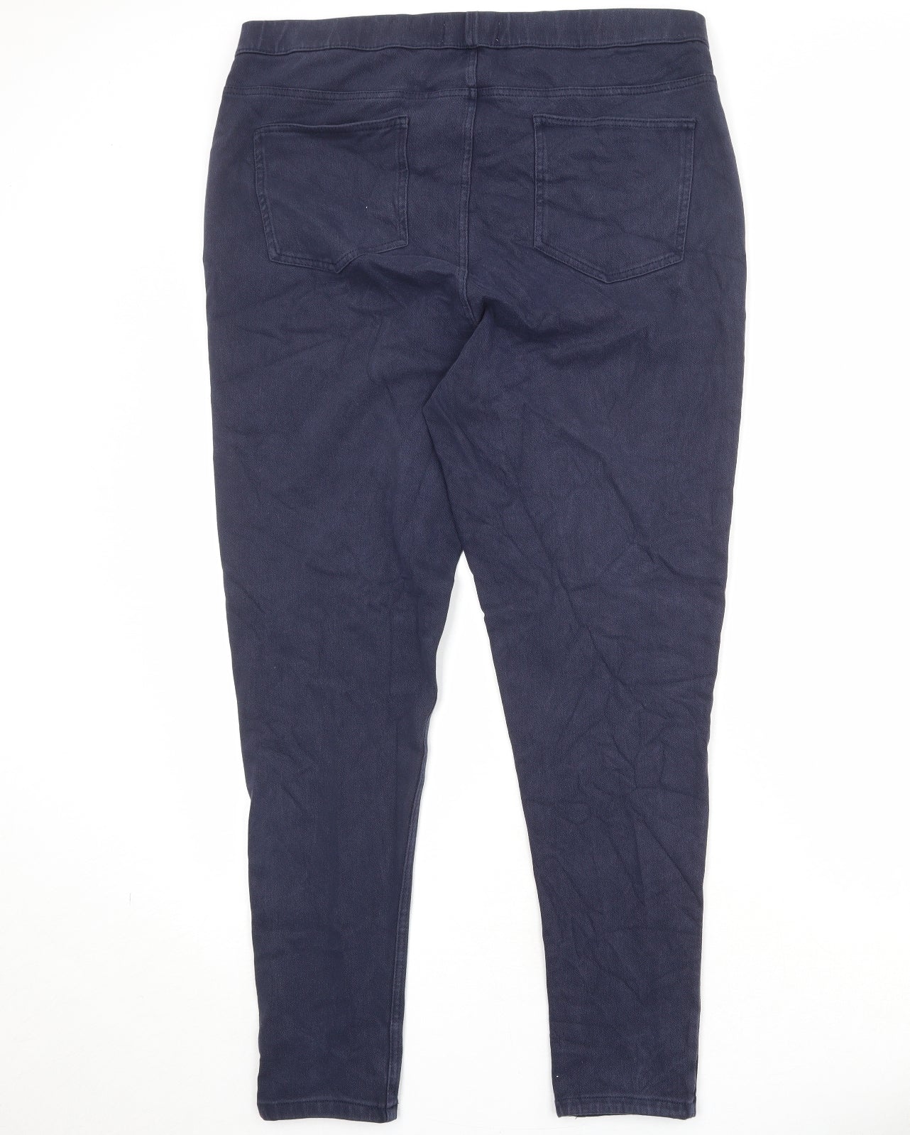 Marks and Spencer Womens Blue Cotton Jegging Jeans Size 20 Regular