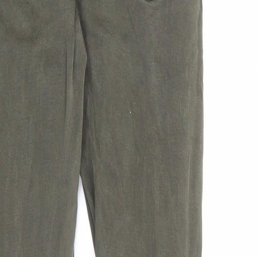 New Look Womens Green Cotton Skinny Jeans Size 8 Regular Zip