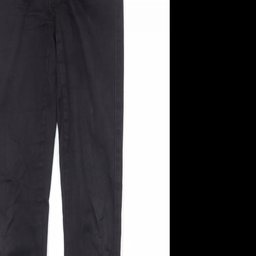 Only Womens Black Cotton Skinny Jeans Size 32 in Regular Zip