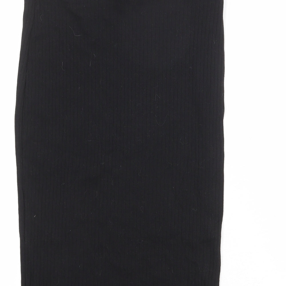 Divided by H&M Womens Black Polyester Bandage Skirt Size S