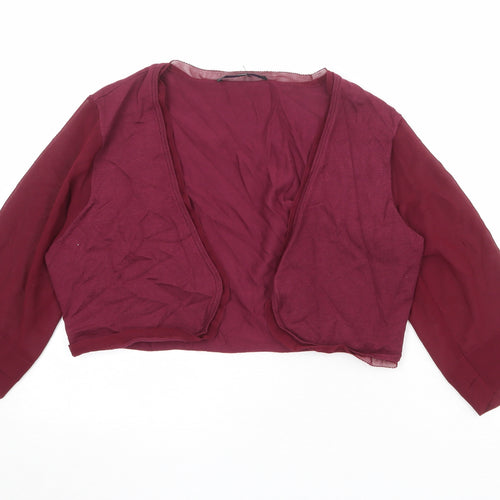 Coast Womens Purple V-Neck Viscose Cardigan Jumper Size M