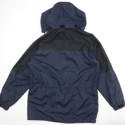Result Mens Blue Windbreaker Jacket Size M Zip