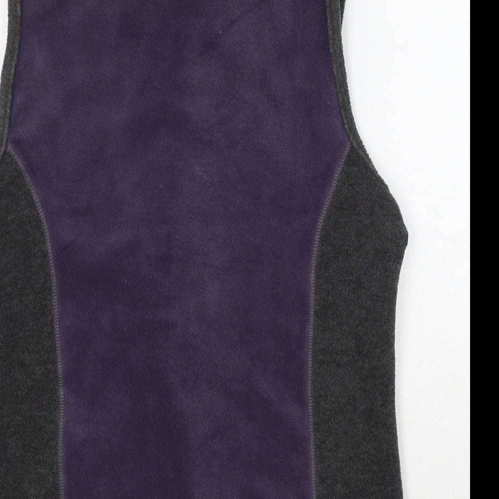 Katies Womens Purple Gilet Jacket Size S Zip