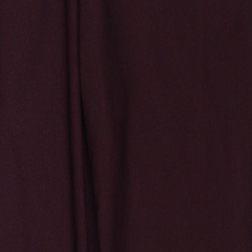 Wallis Womens Purple Polyester Trousers Size 8 Regular