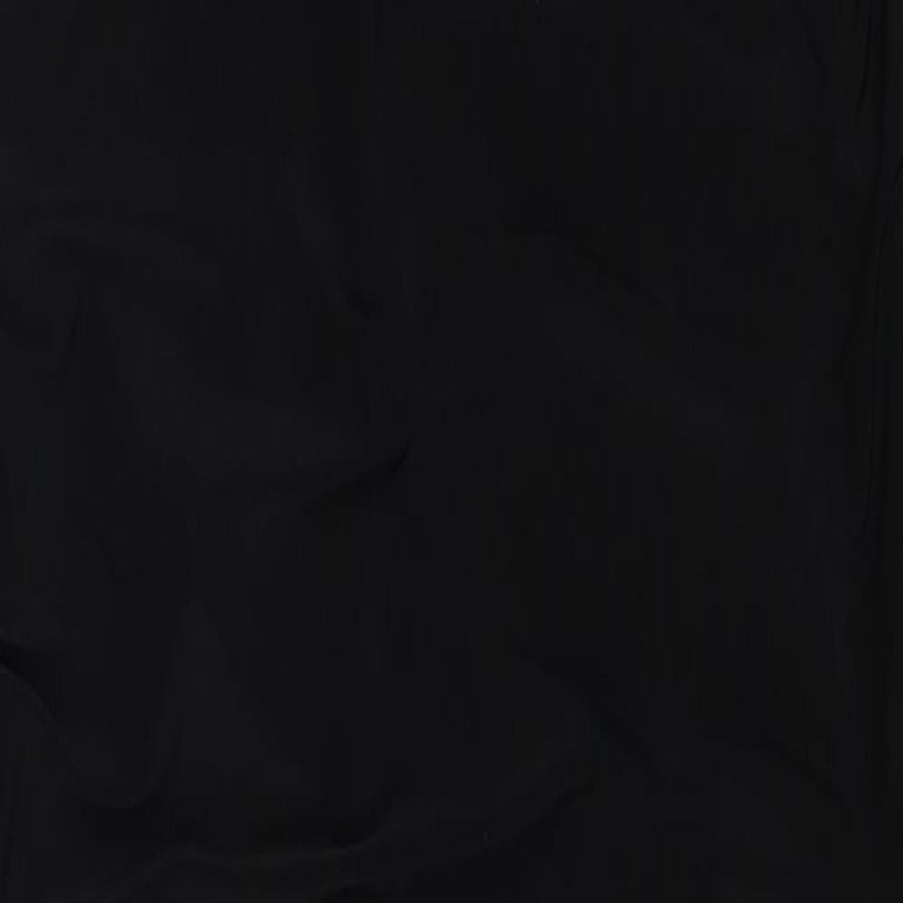 PRETTYLITTLETHING Womens Black Polyester Bodycon Size 8 Off the Shoulder Pullover