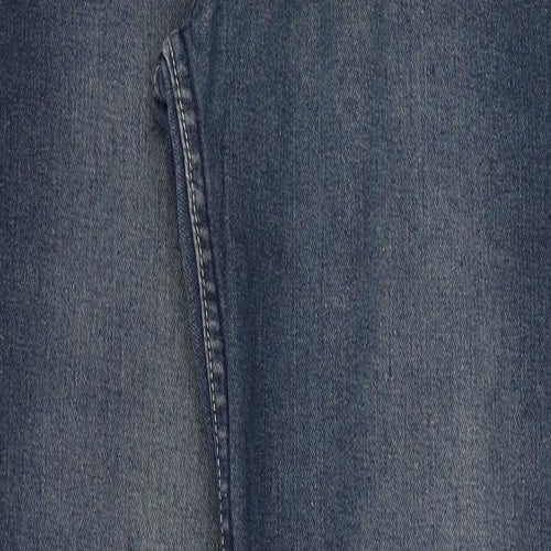 Pierre Cardin Mens Blue Cotton Straight Jeans Size 30 in Regular Zip