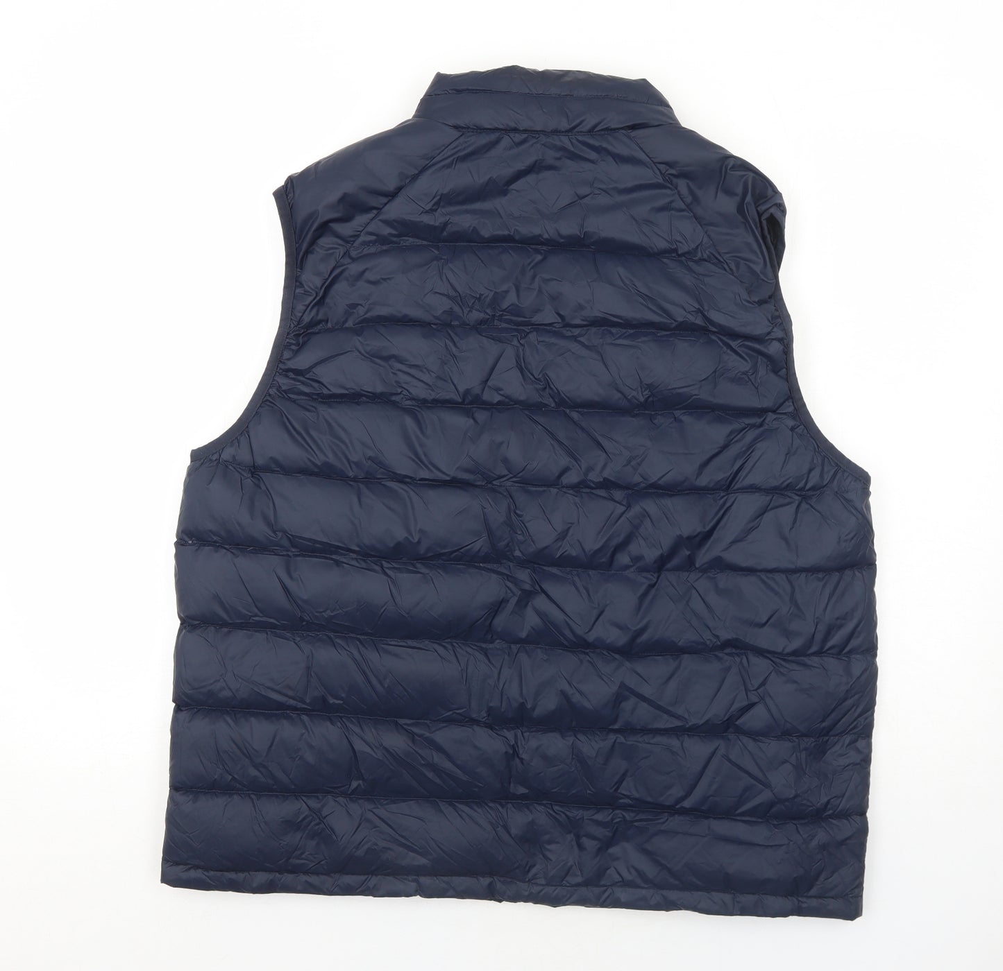 Marks and Spencer Mens Blue Gilet Jacket Size XL Zip