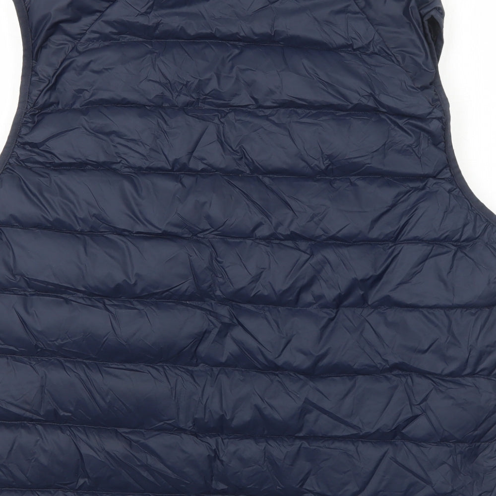 Marks and Spencer Mens Blue Gilet Jacket Size XL Zip