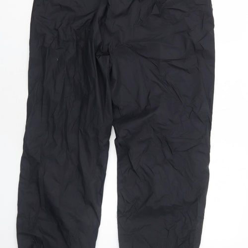 Craghoppers Mens Black Polyamide Jogger Trousers Size M Regular Drawstring - Zipped Pockets