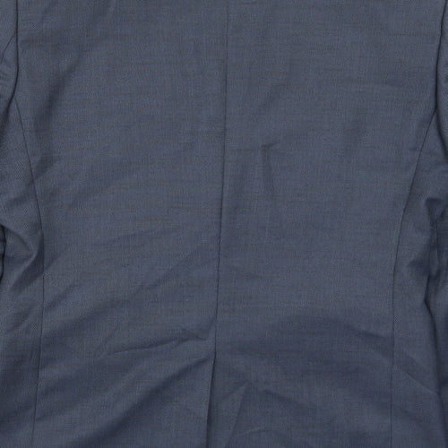 NEXT Mens Blue Polyester Jacket Suit Jacket Size 38 Regular