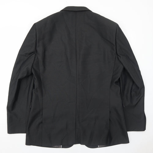 Harry Brown Mens Grey Polyester Jacket Suit Jacket Size 44 Regular