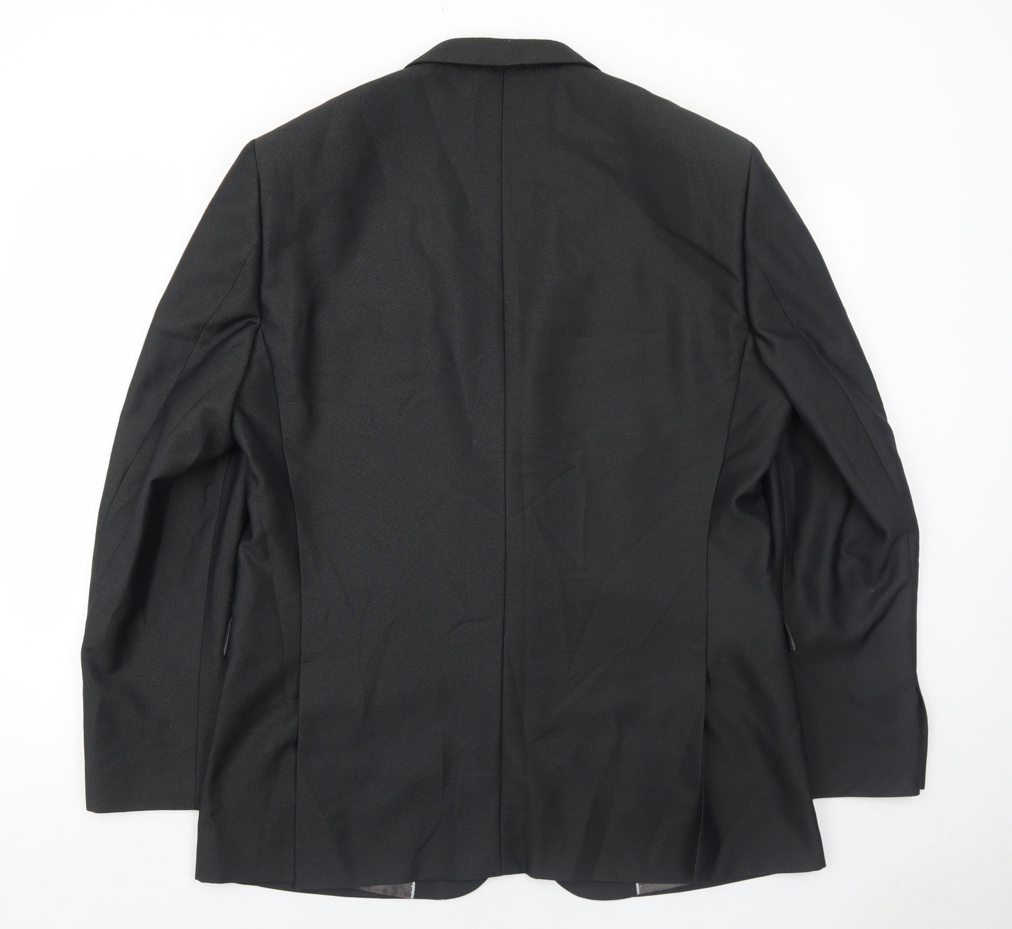Harry Brown Mens Grey Polyester Jacket Suit Jacket Size 44 Regular