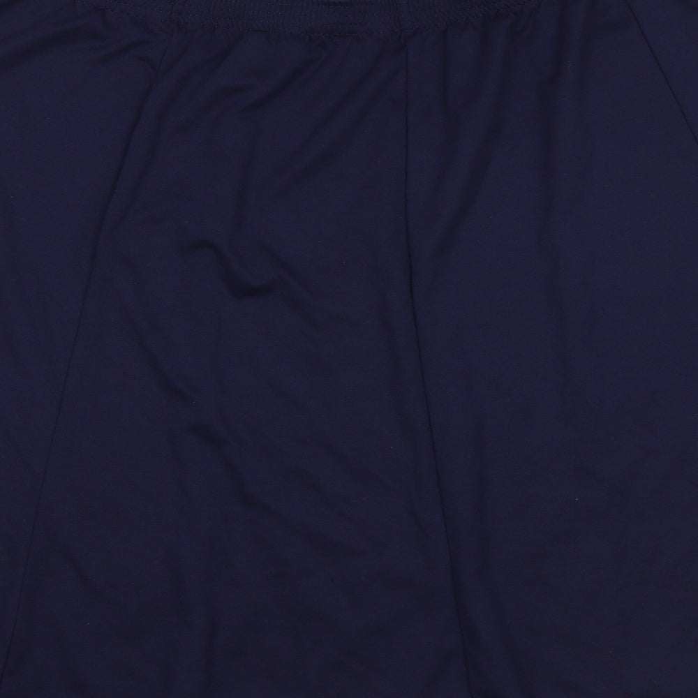 Bonmarché Womens Blue Viscose Swing Skirt Size 22