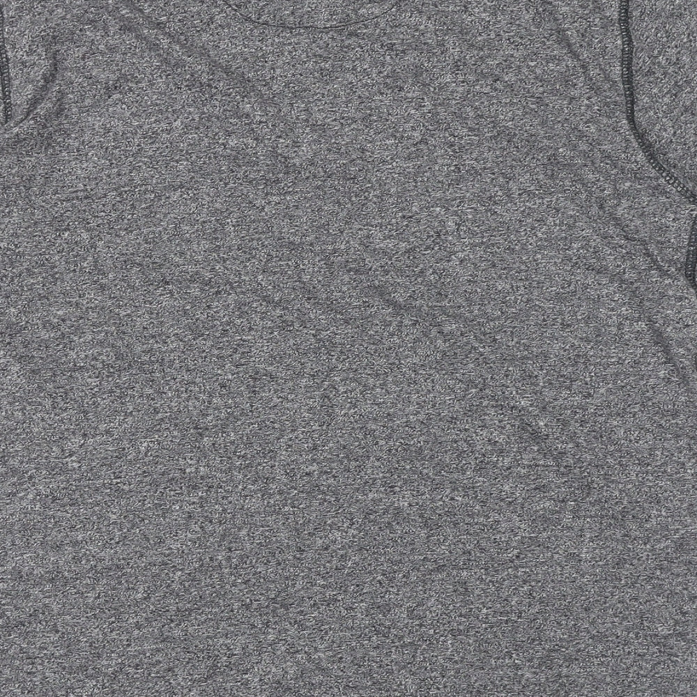 NEXT Mens Grey Cotton T-Shirt Size M Crew Neck