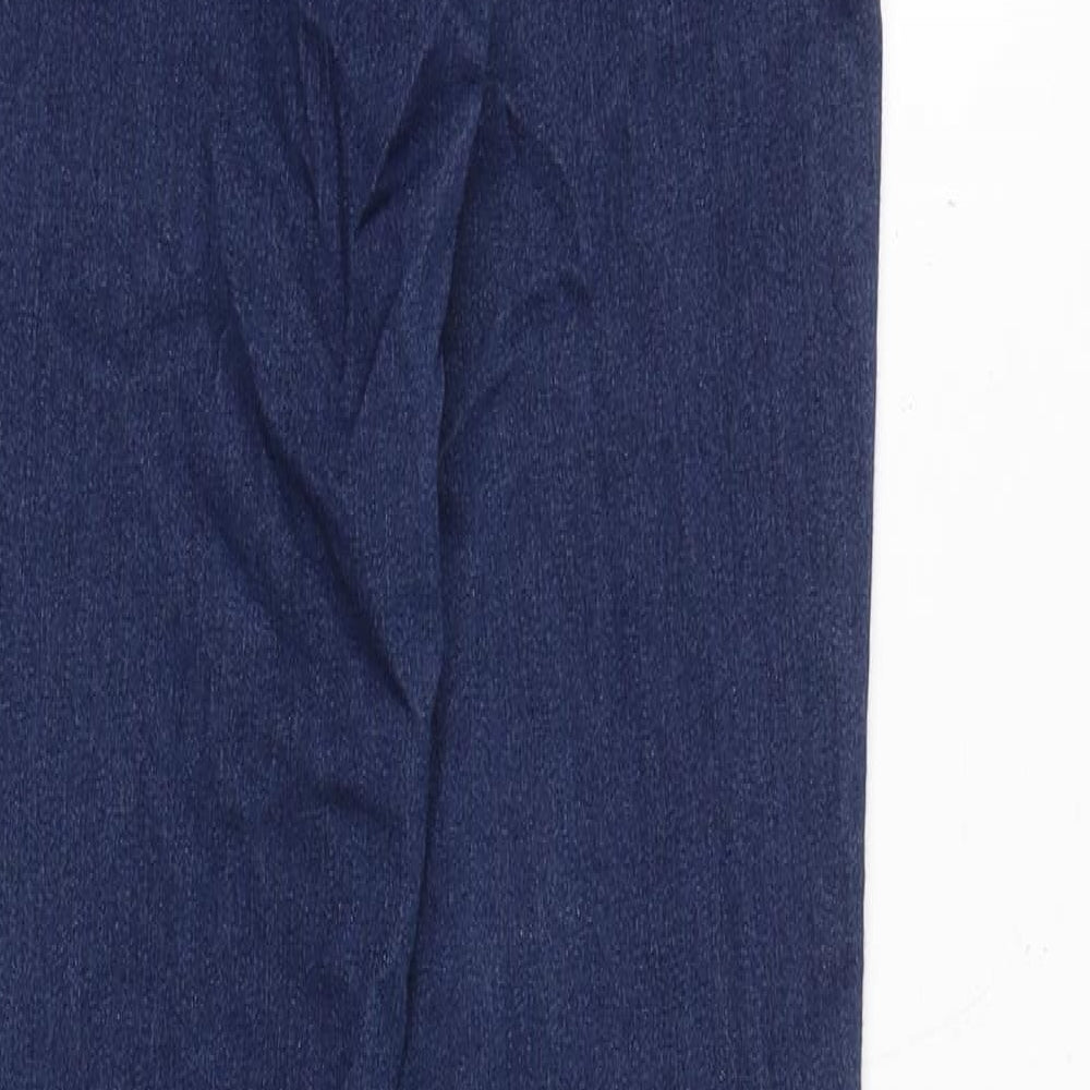Fat Face Womens Blue Polyester Skinny Jeans Size 10 Regular Zip