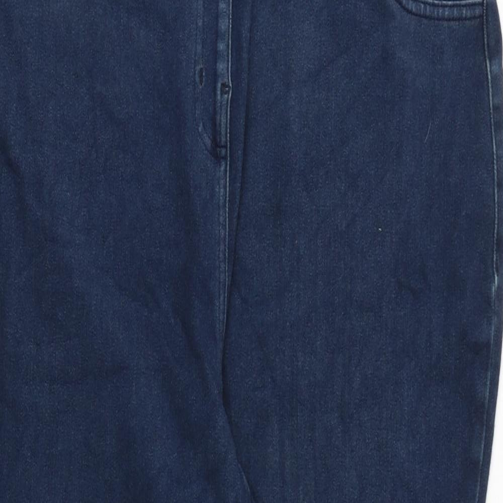 NEXT Womens Blue Cotton Blend Jegging Jeans Size 20 Regular