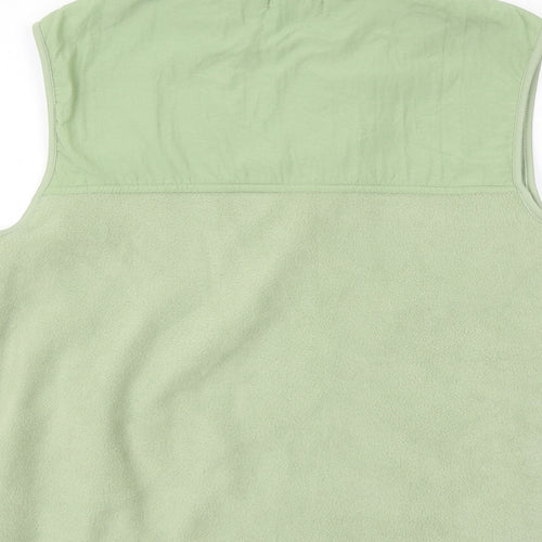 Bonmarché Womens Green Gilet Jacket Size M Zip