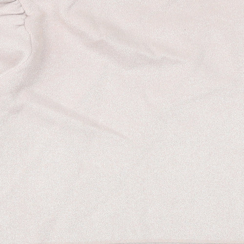 New Look Womens Pink Viscose Pullover Sweatshirt Size 18 Pullover