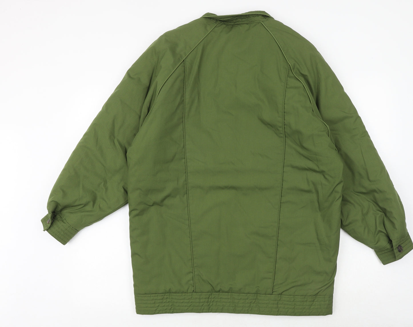 Eleganze Womens Green Jacket Size S Zip