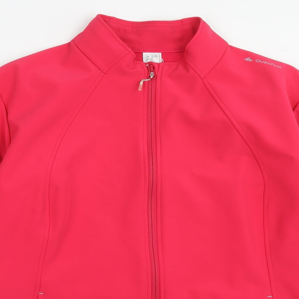 Oxylane Womens Pink Jacket Size 2XL Zip