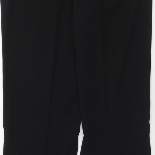 Kenneth Cole Womens Black Polyester Dress Pants Trousers Size 14 Regular Hook & Eye