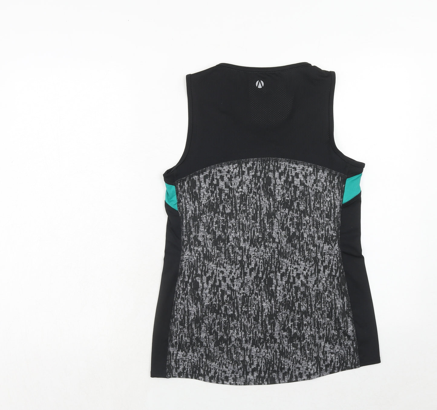 Marks and Spencer Womens Grey Colourblock Polyester Pullover Tank Size 10 Scoop Neck Pullover