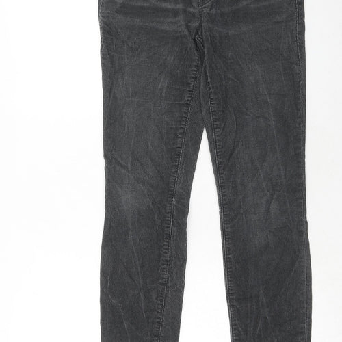 Gap Womens Grey Cotton Trousers Size 26 in Regular Zip