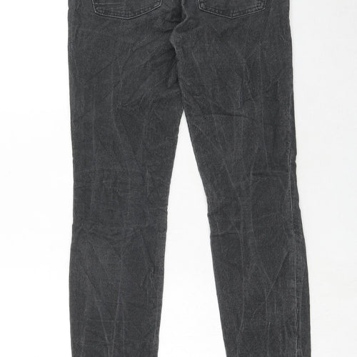 Gap Womens Grey Cotton Trousers Size 26 in Regular Zip