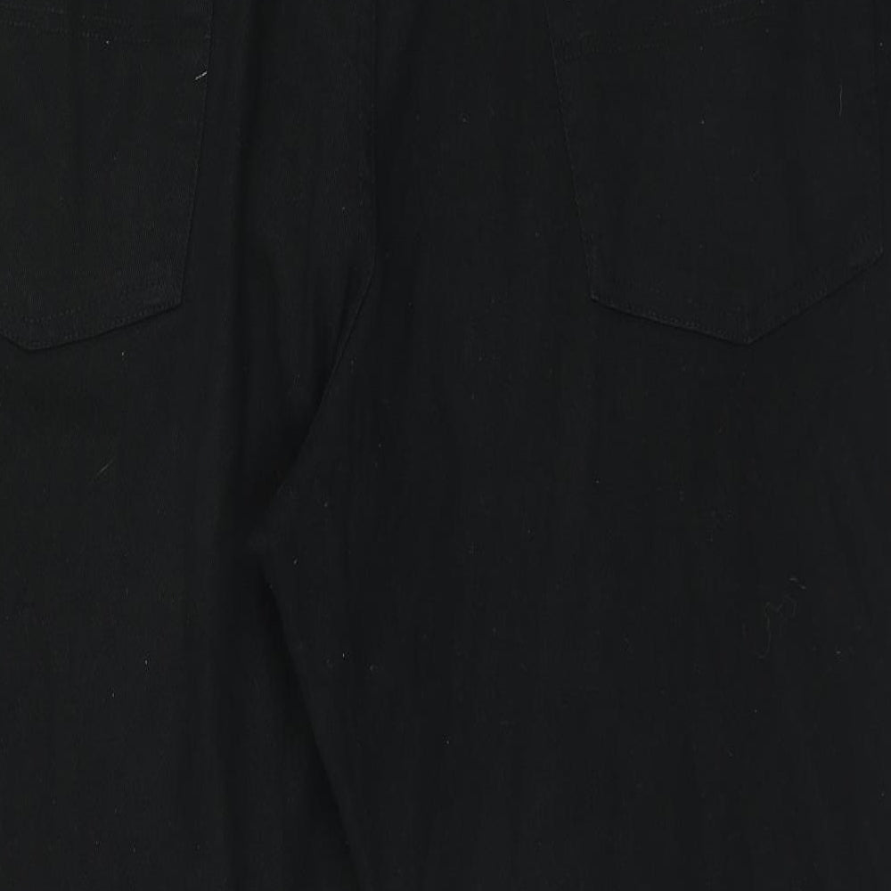 Union Blues Mens Black Cotton Straight Jeans Size 54 in Regular Zip