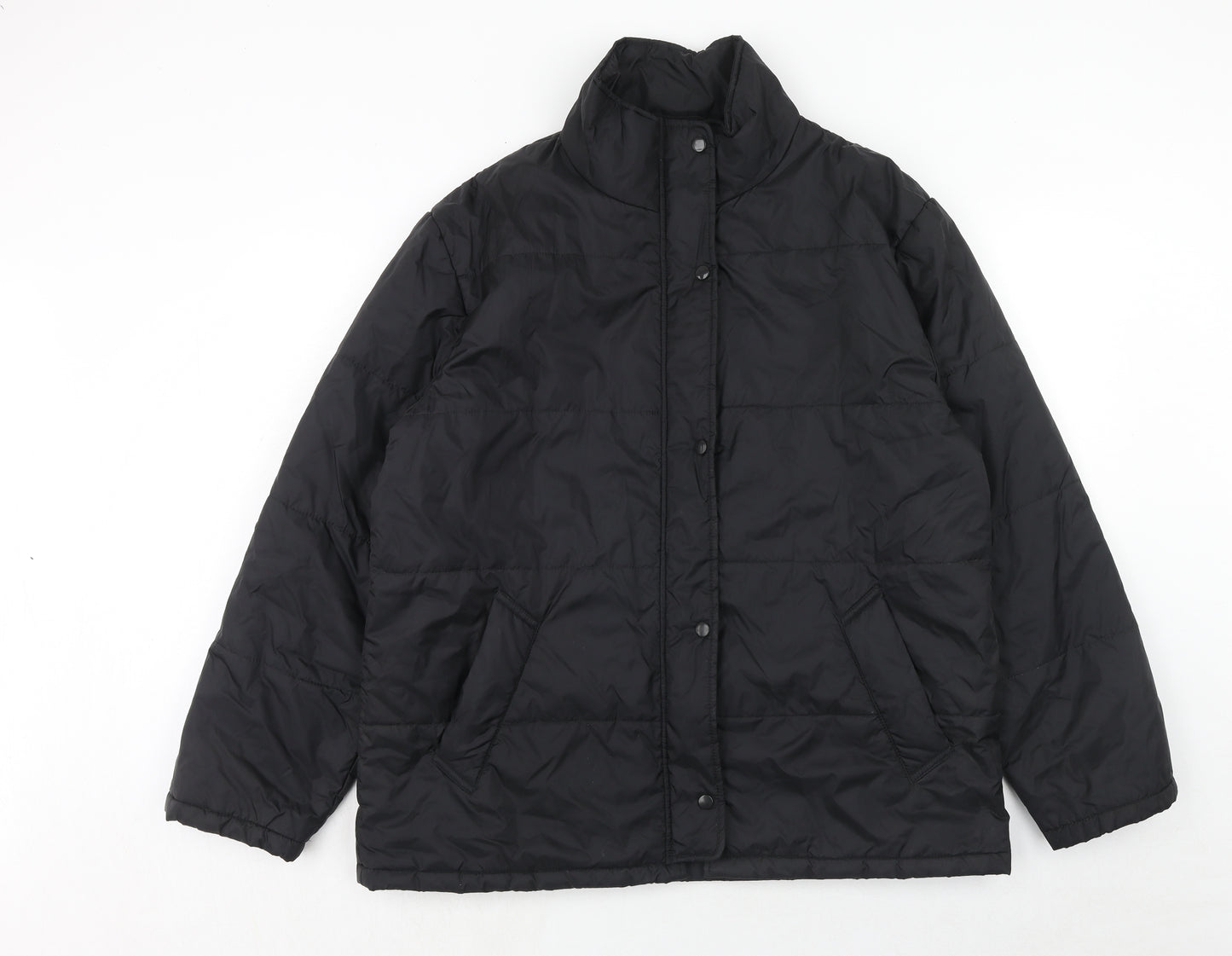Vincelli Mens Black Jacket Size M Zip