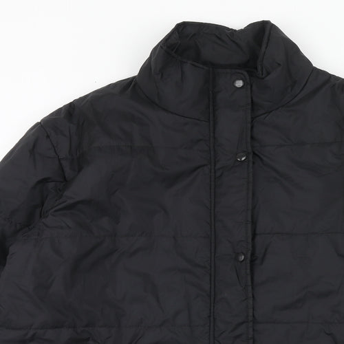 Vincelli Mens Black Jacket Size M Zip