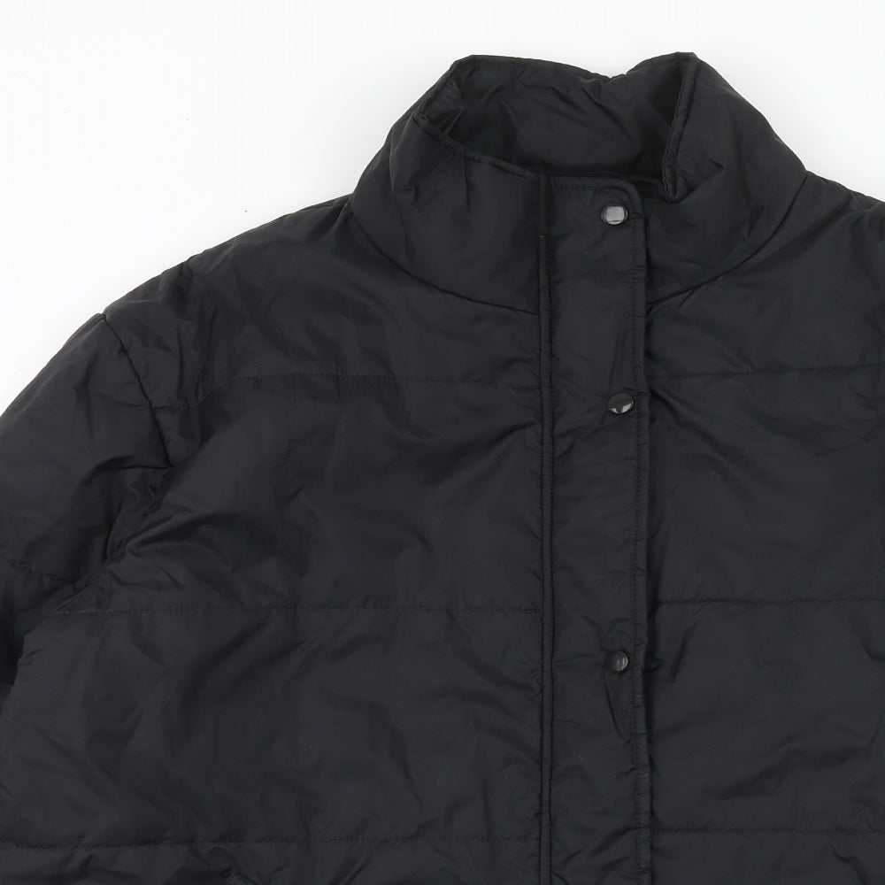 Vincelli Mens Black Jacket Size M Zip
