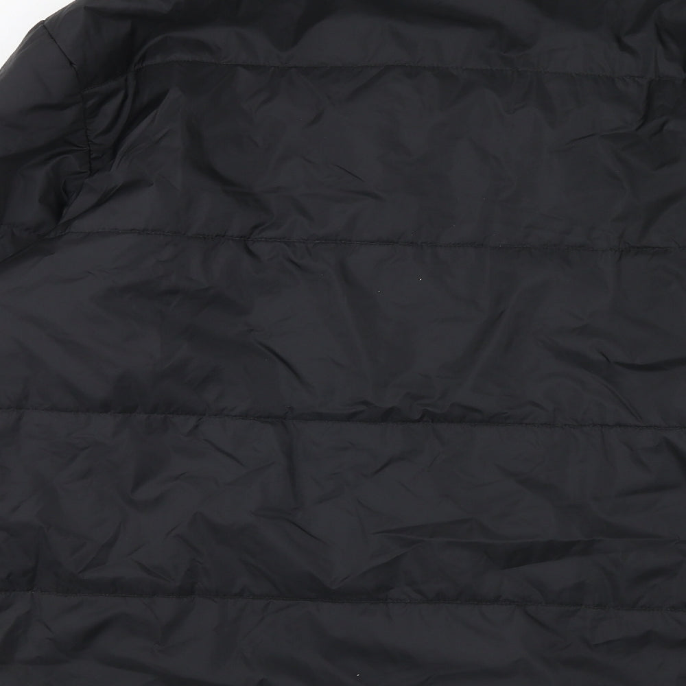 Vincelli Mens Black Jacket Size M Zip